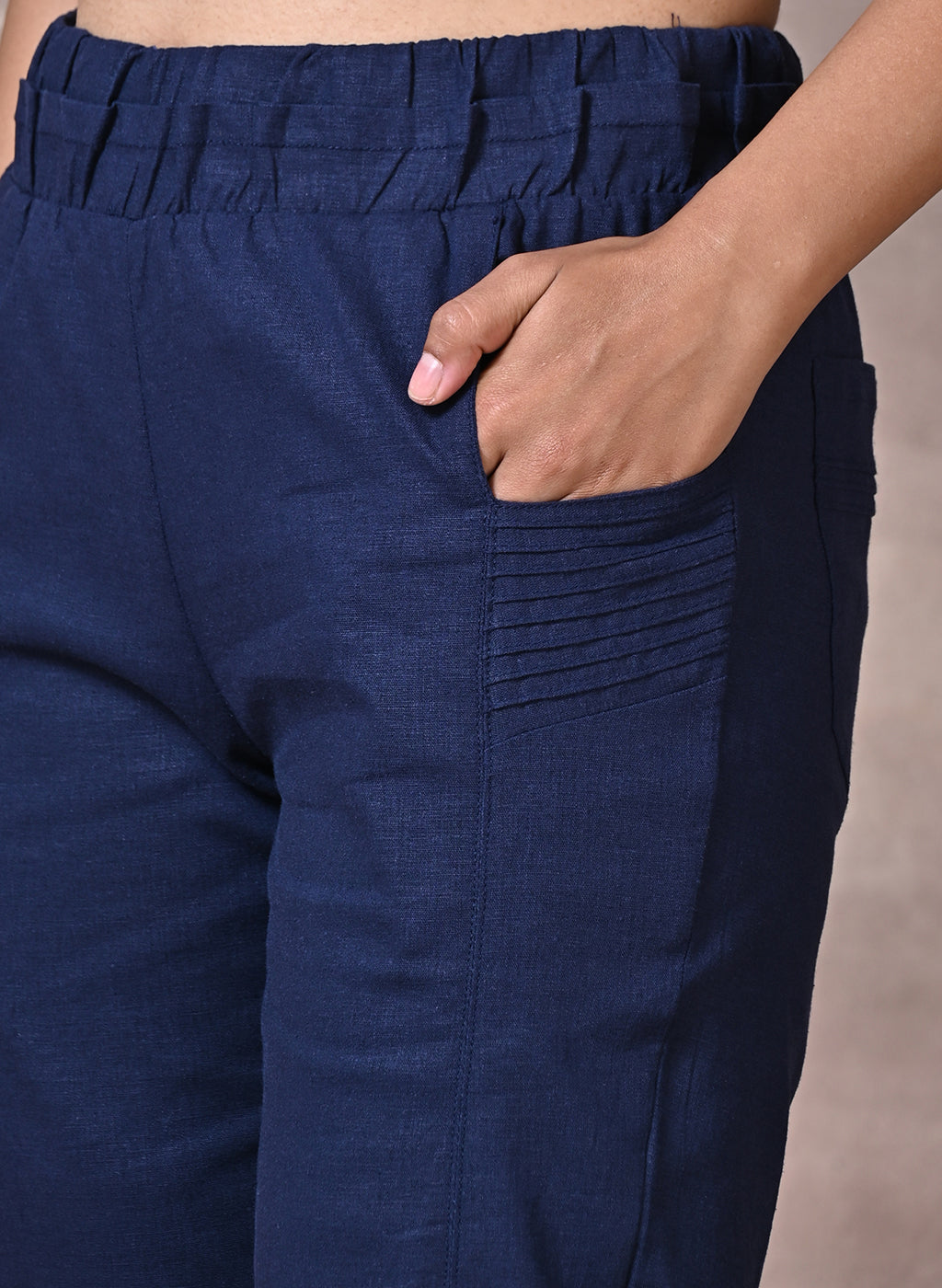 Womens navy blue on sale capris