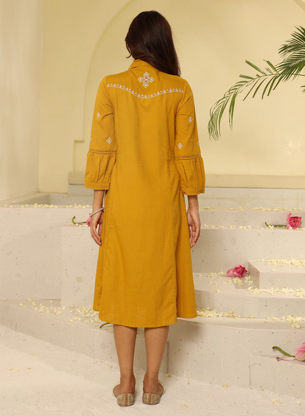 2023 Elegant African Midi Dress With Belt Yellow Dress Ethnic For Women,  Sexy Split Short Sleeve Robe Femme Vestidos Africa From Rutageronly, $28.76  | DHgate.Com