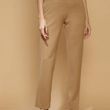 Beige Regular Plain Pants - Lakshita