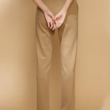 Beige Regular Plain Pants - Lakshita