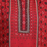 Maroon Printed Straight Kaftan - Lakshita