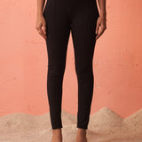 Anaya Black Skinny Fit Trousers for Women