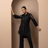 Black Collared Tunic