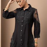 Black Collared Tunic