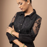 Black Collared Tunic