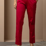 Mia Fuchsia Relaxed Fit Pants for Women