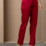 Mia Fuchsia Relaxed Fit Pants for Women