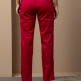 Mia Fuchsia Relaxed Fit Pants for Women