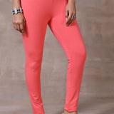 Brink Pink Plain Tight - Lakshita