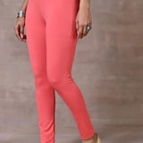 Brink Pink Plain Tight - Lakshita