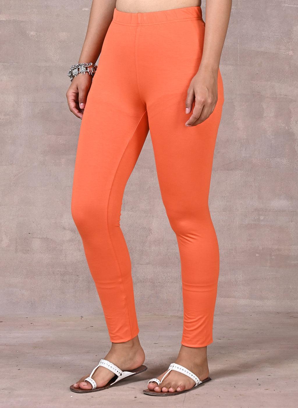 Orange Plain Tight - Lakshita