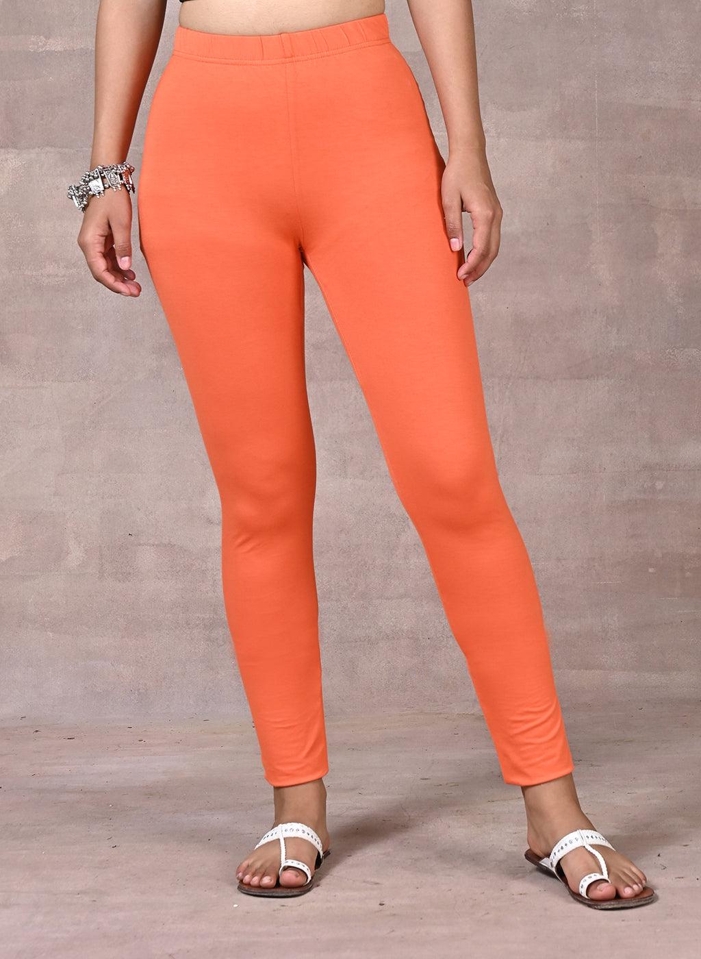 Orange Plain Tight - Lakshita