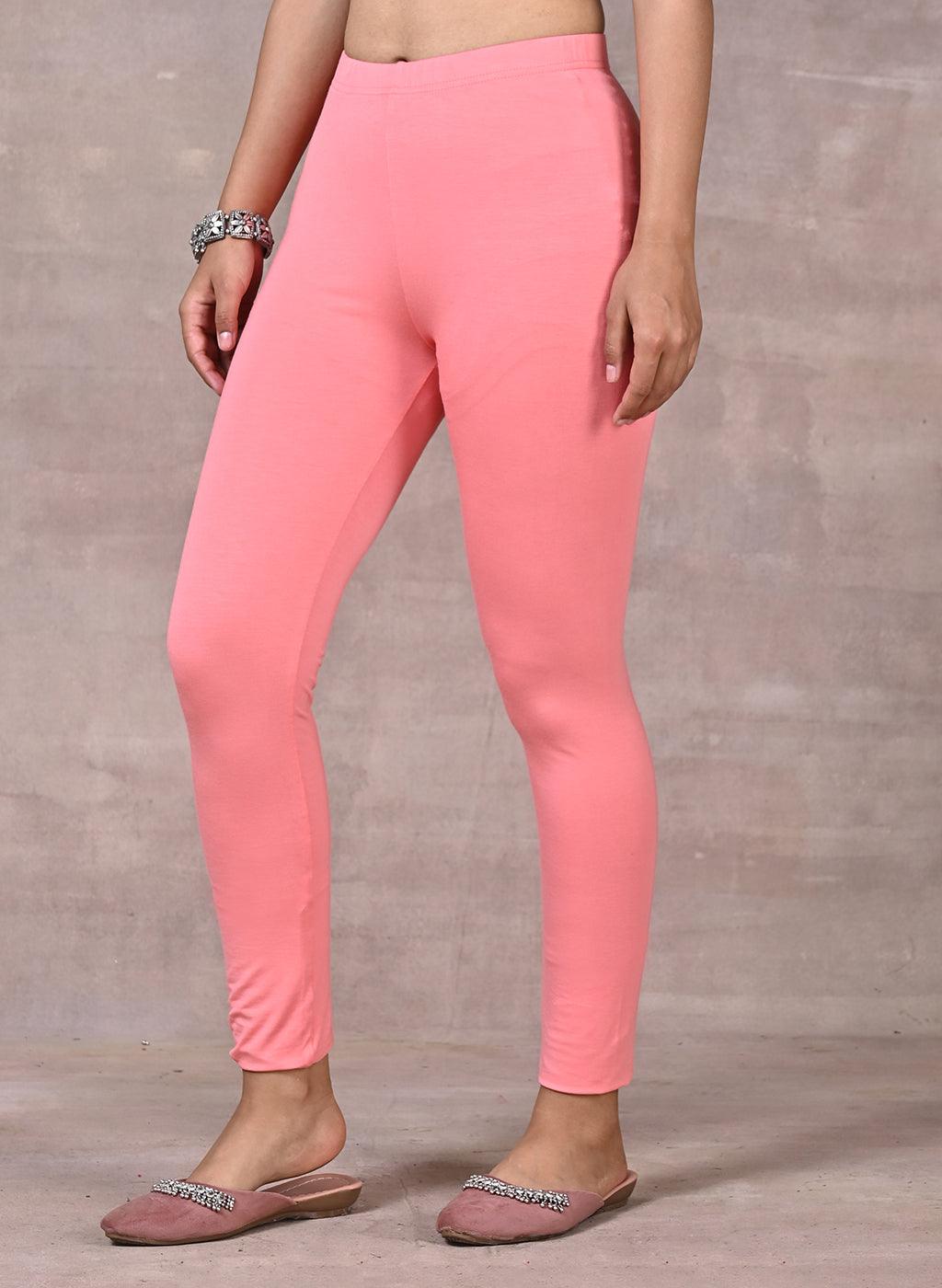 Baby Pink Plain Tight - Lakshita