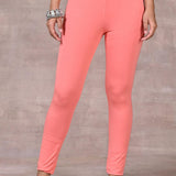 Fiery Pink Plain Tight - Lakshita