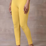 Lemon Yellow Plain Tight - Lakshita