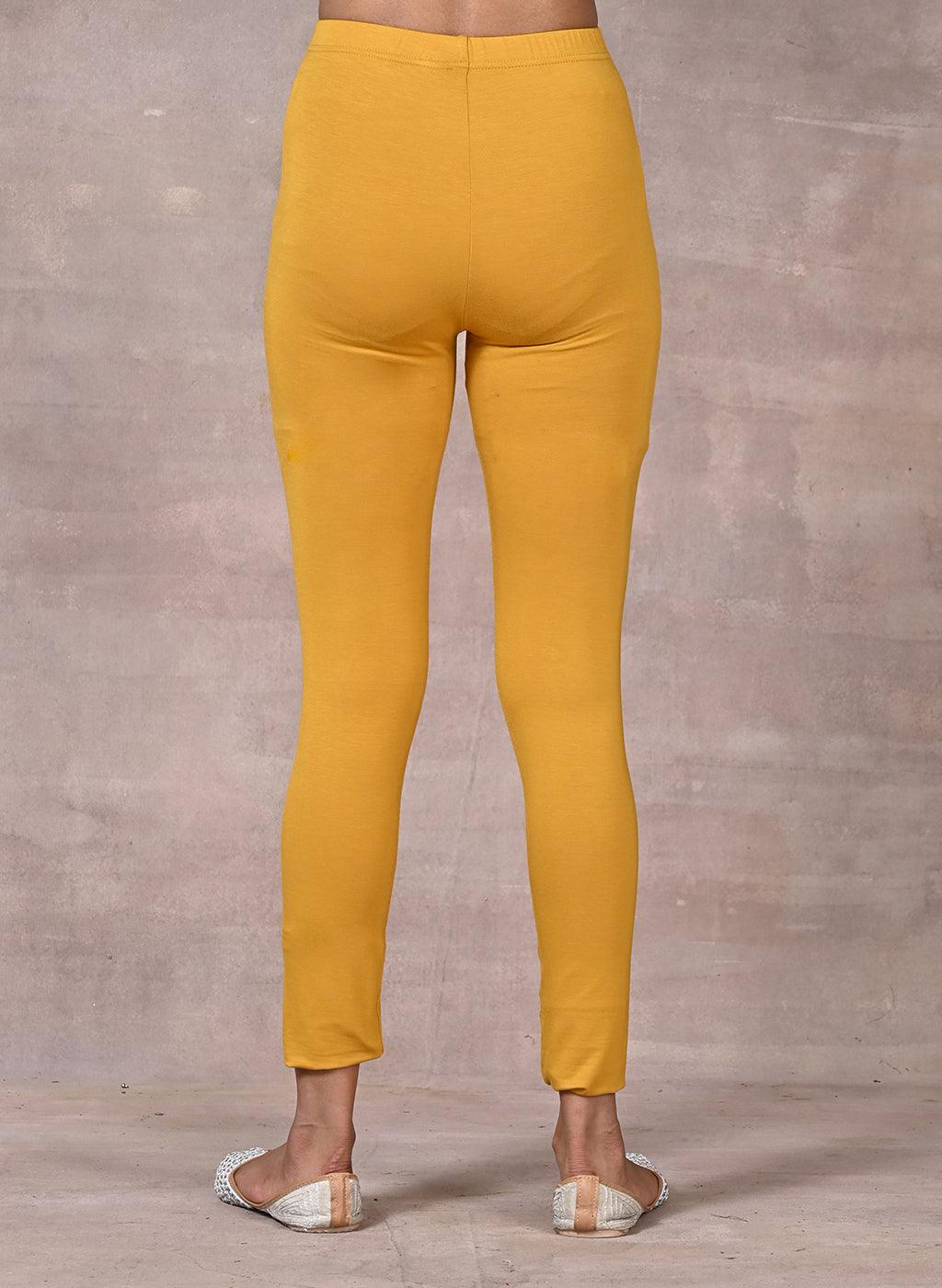 Mustard Plain Tight - Lakshita