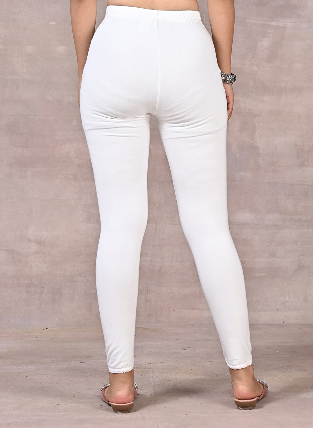 Buy Off White Leggings for Women by Svrnaa Online | Ajio.com