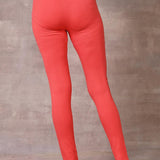 Scarlet Red Plain Tight - Lakshita