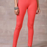 Scarlet Red Plain Tight - Lakshita