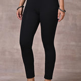 Black Plain Tight