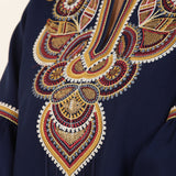 Blue Embroidered Georgette Tunic for Women