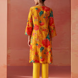 Noorani Mustard Printed Kurta