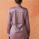 Avani Lavender Monochrome Shirt for Women