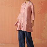 Alayssa Dark Pink Embroidered Kurti for Women