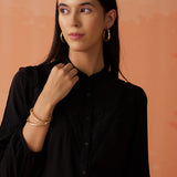 Gauhar Black Embroidered Shirt for Women