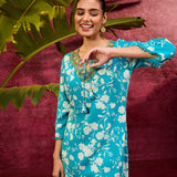 printed kurta set for women