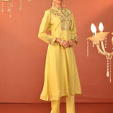 Sahira Lemon Embroidered Designer Kurta Set for Women