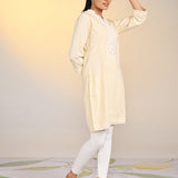 Hira Yellow Embroidered Co-ord Set for Women 