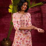 Mohini Multicoloured Pink Printed Rayon Co-ord Set for Women