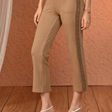 Zara Beige Straight Fit Pants for Women