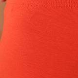 Sofia Orange Skinny Fit Leggings for Women