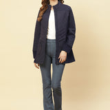 Midnight blue quilted Jacket