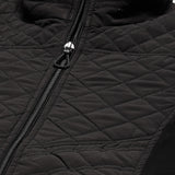 Charcoal Black quilted Jacket