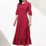 Fuschia Russell Net Dress