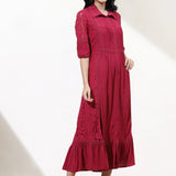 Fuschia Russell Net Dress