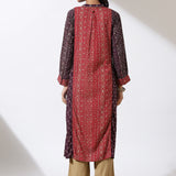 Purple Foil-Printed Nargis Kurta