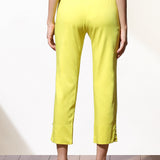 Mustard Capri In Solid Color