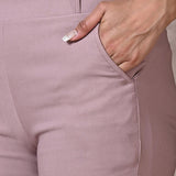 Pink Skin-Fit Jeggings - Lakshita