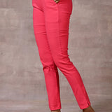 Skin-Fit Pink Jeggings