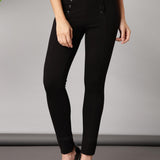 Black Long Plain Jegging