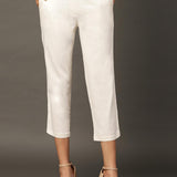 Off White Skin Capris - Lakshita