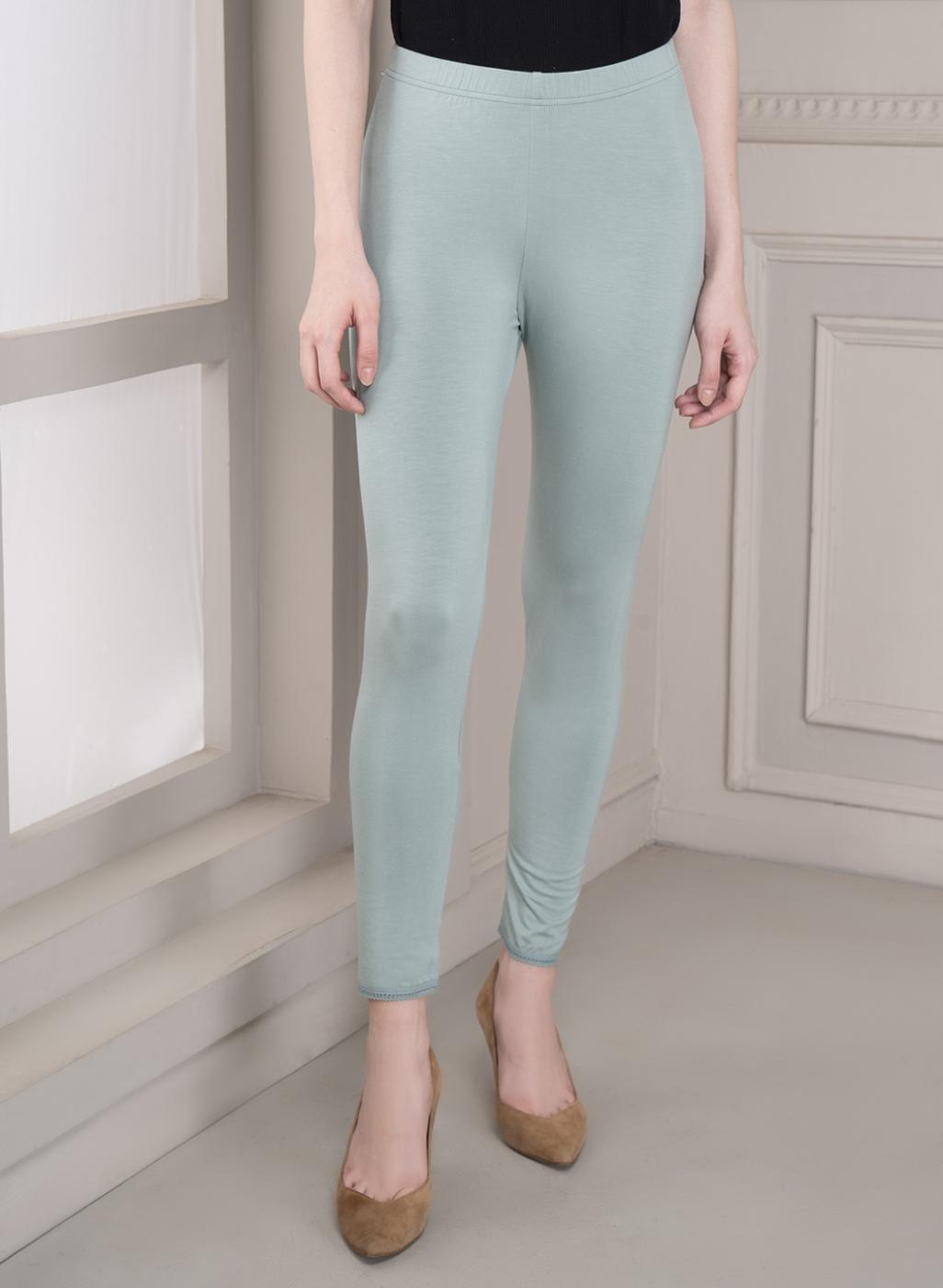 Sky Blue Ankle Length Legging - Lakshita