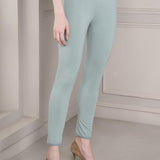 Sky Blue Ankle Length Legging - Lakshita