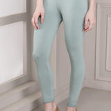 Sky Blue Ankle Length Legging - Lakshita