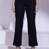 Midnight Blue Linen Pant - Lakshita